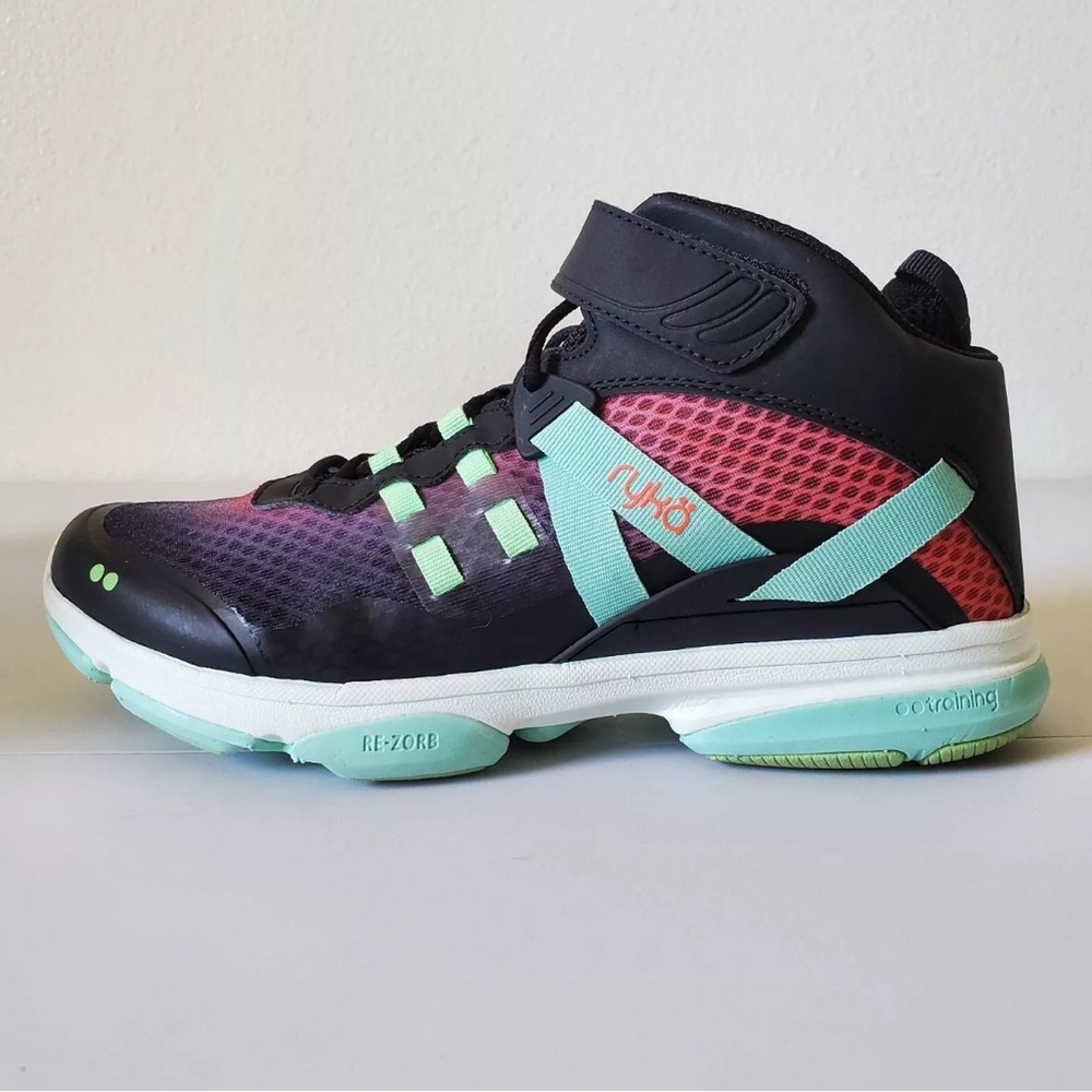 Ryka Black and Mint Athletic Shoes